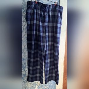 Fruit of the Loom Men's xl blue Fleece Pajama Pants
